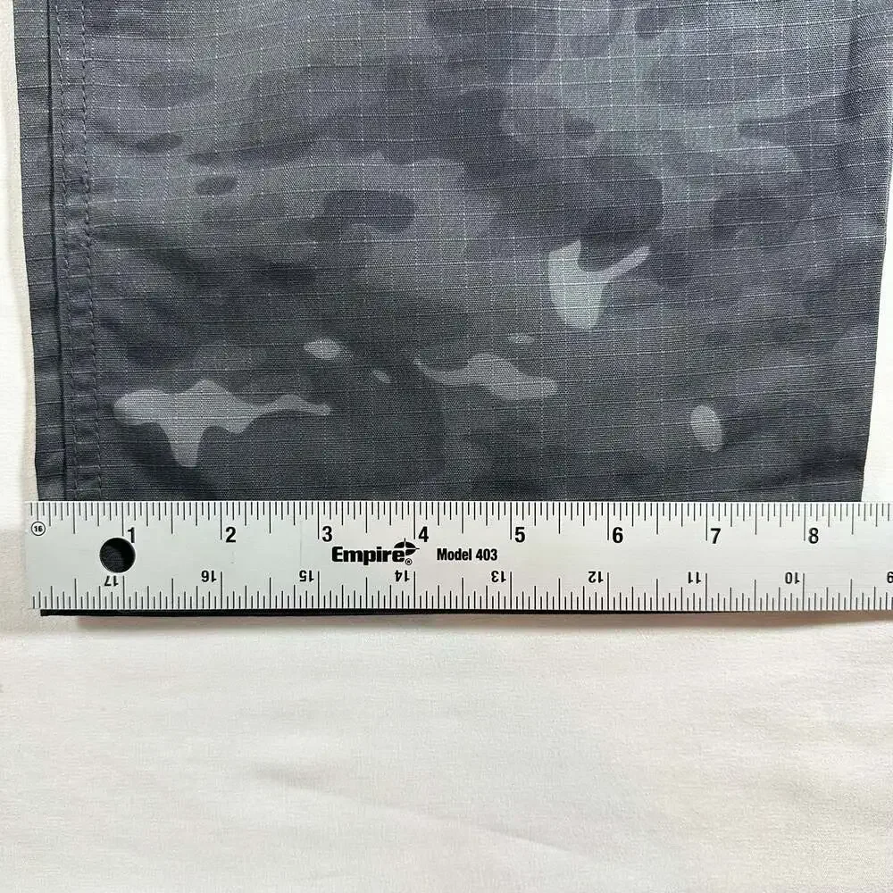CQR Gear Men's Tactical Ripstop Cargo Pants Utility Camo Black TLP135